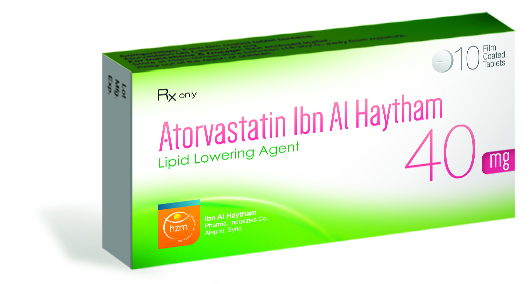 Atorvastatin Ibn Al Haytham 40 mg
