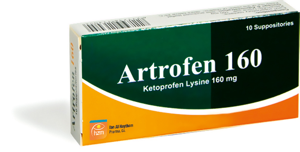 Artrofen 160 Suppositories 