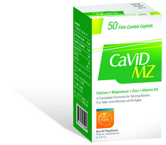 Cavid MZ Film Coated Caplets