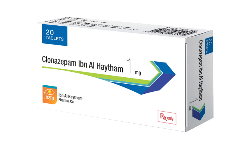 كلونازيبام ابن الهيثم 1 ملغ