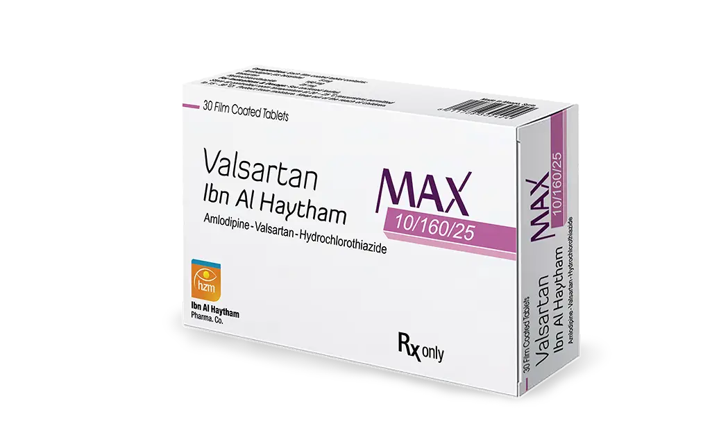 Valsartan Max Ibn Al Haytham 10/160/25