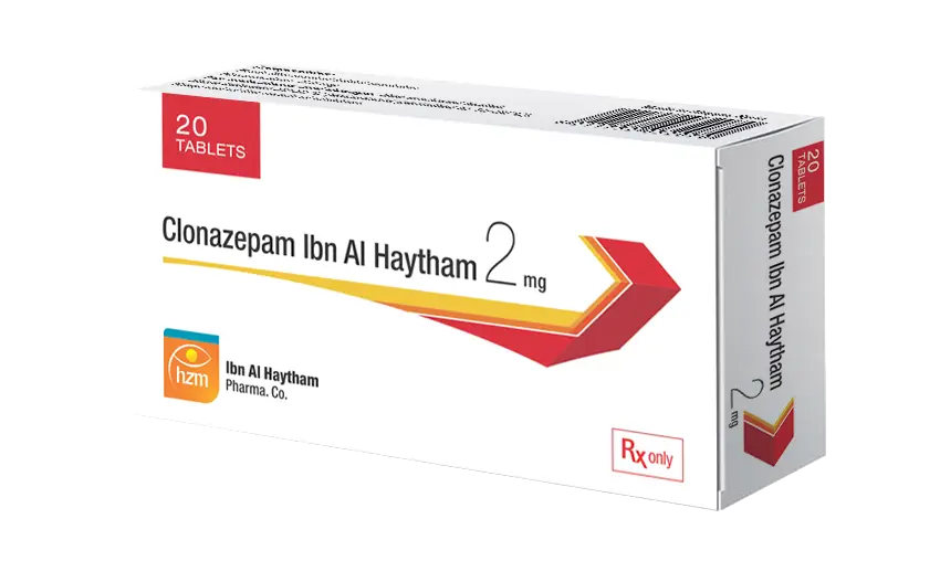 Clonazepam Ibn Al Haytham 2 mg