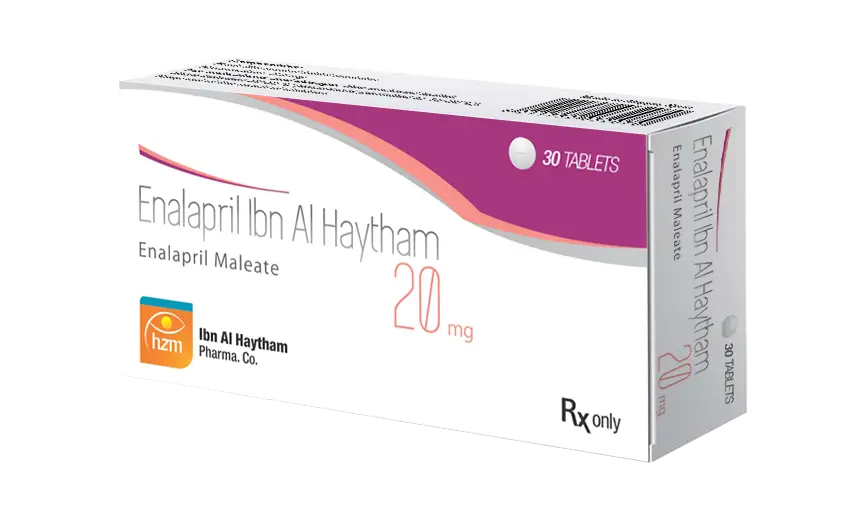 Enalapril Ibn Al Haytham 20 mg