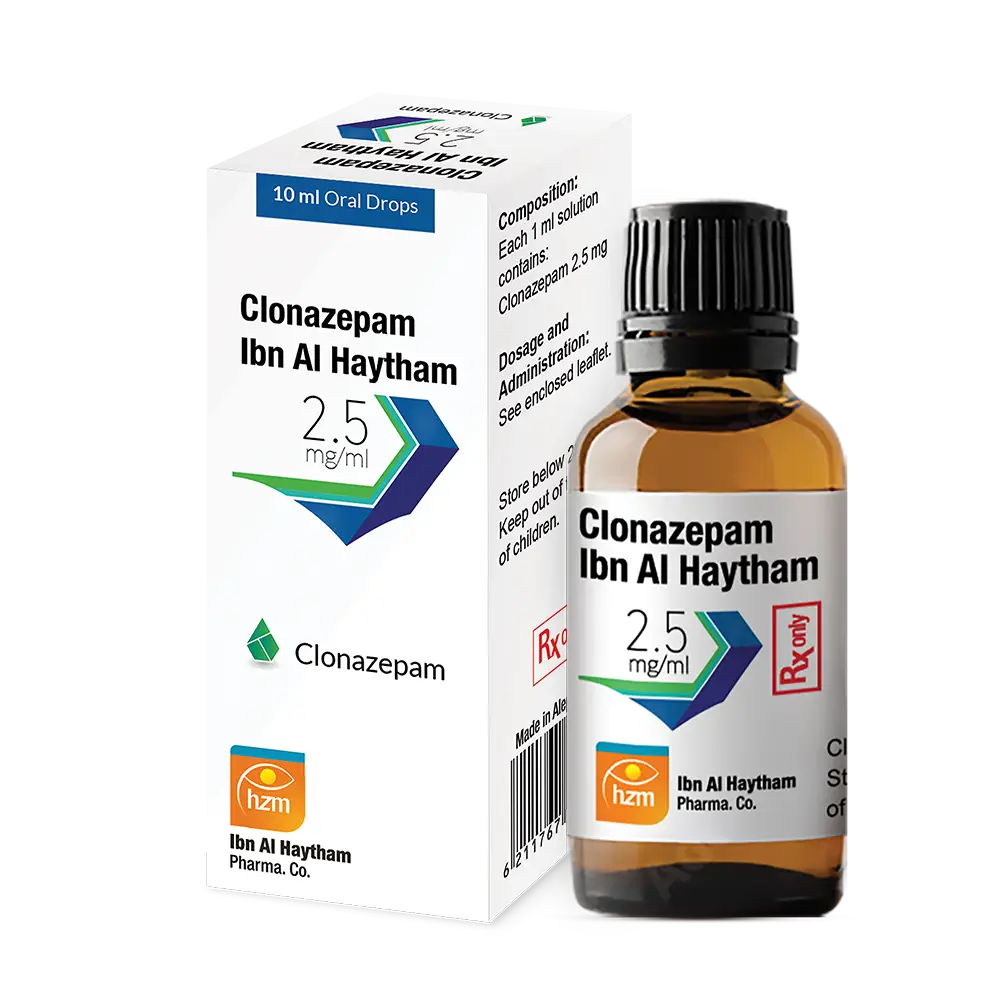 Clonazepam Ibn Al Haytham 2.5 mg/ml