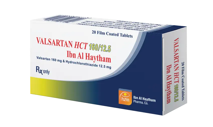 فالسارتان HCT ابن الهيثم 160/12.5